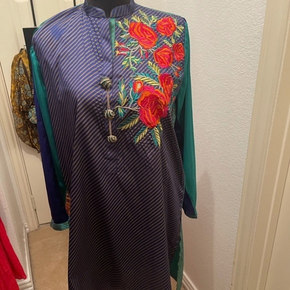 Junaid jamshaid jpret silk kurta shirt size large